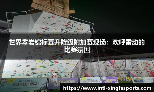 世界攀岩锦标赛升降级附加赛现场：欢呼雷动的比赛氛围